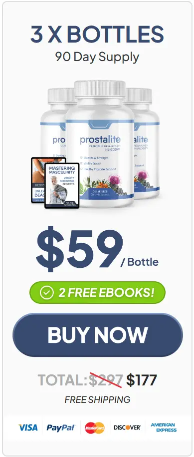 Prostalite buy 3 Bottle